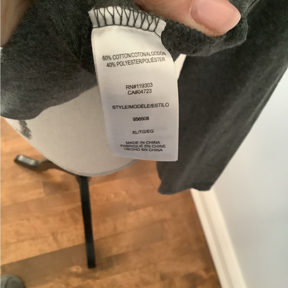 Spoiled By Santa Grey Long Sleeve Top 60% cotton - Picture 5 of 7